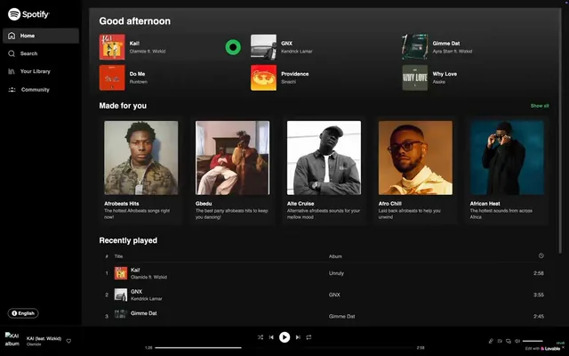 Community Spotify