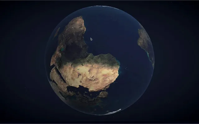 Globe → Map Transform