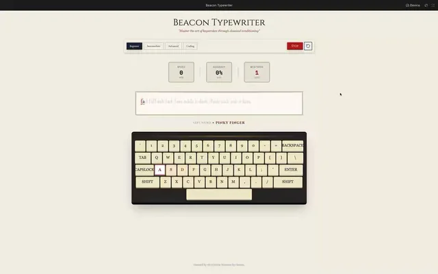 Retro Typing Game